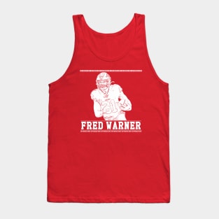 Fred warner || 49ers || White Tank Top